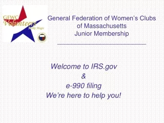 Welcome to IRS &amp;    e-990 filing  We’re here to help you!
