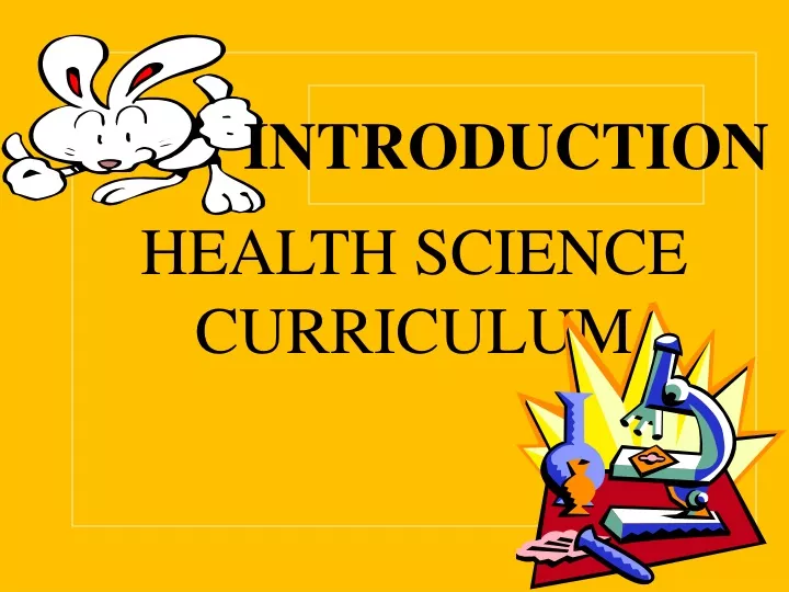 health science curriculum