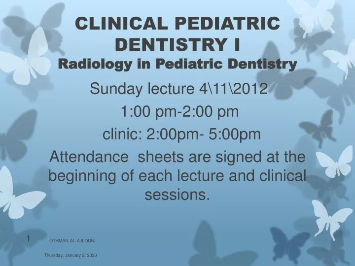 clinical pediatric dentistry i radiology in pediatric dentistry