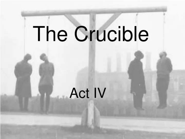 the crucible