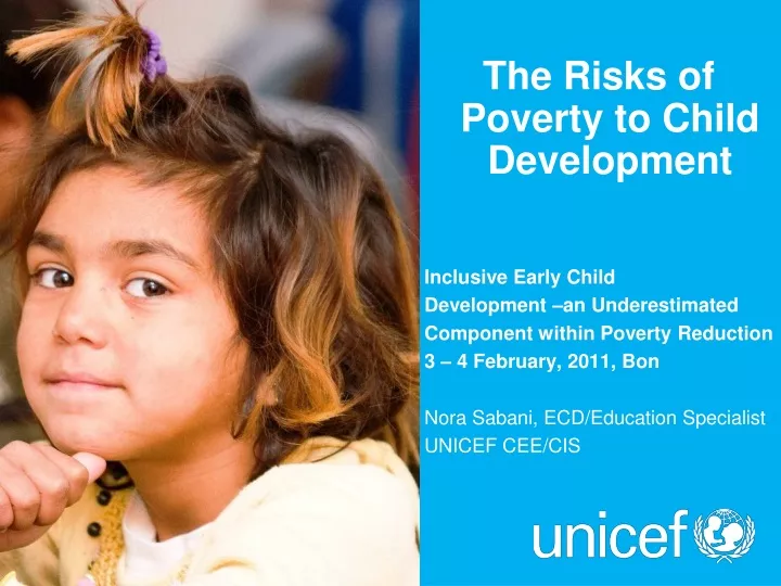 the risks of poverty to child development