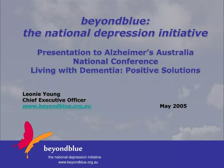 beyondblue the national depression initiative
