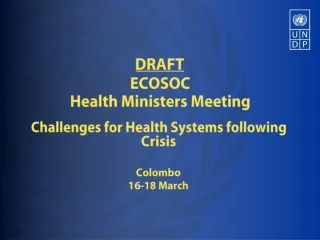 DRAFT ECOSOC   Health Ministers Meeting
