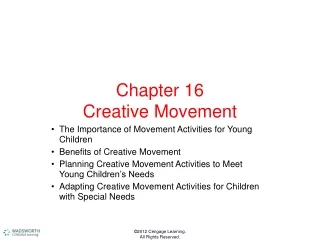 Chapter 16 Creative Movement
