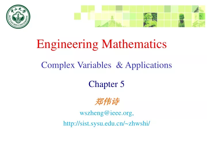 complex variables applications chapter 5