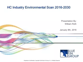 HC Industry Environmental Scan 2016-2030