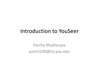 Introduction to YouSeer
