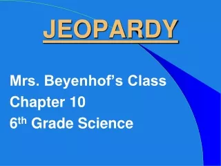 JEOPARDY