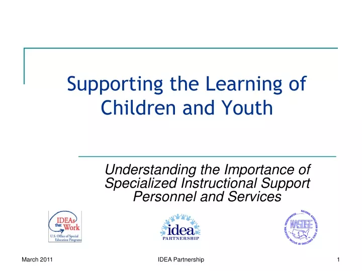 supporting the learning of children and youth