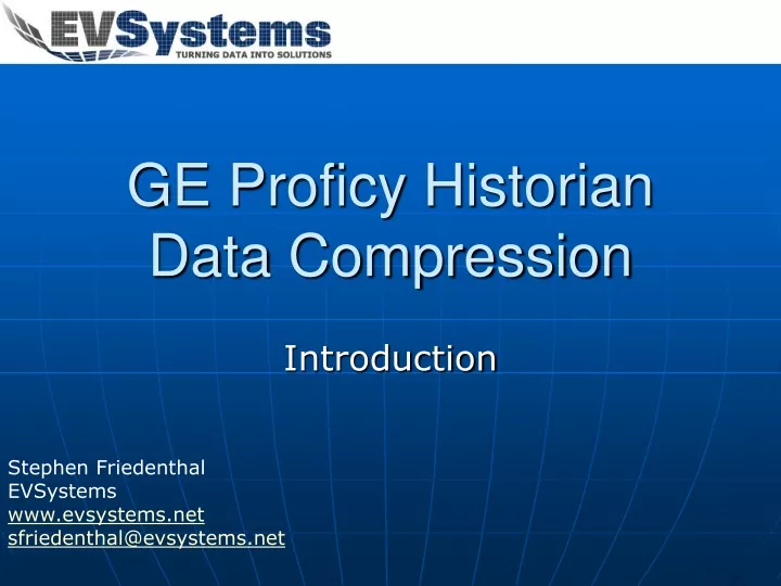 ge proficy historian data compression
