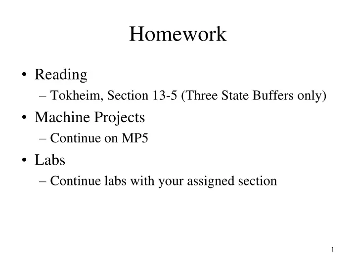 homework