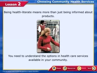 Choosing Community Health Services