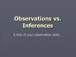 Observations vs. Inferences: Test Your Observation Skills! - slide 1