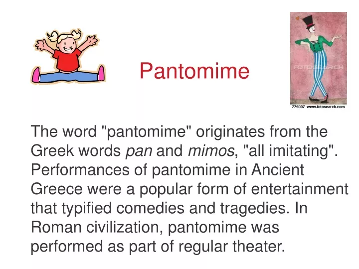 pantomime