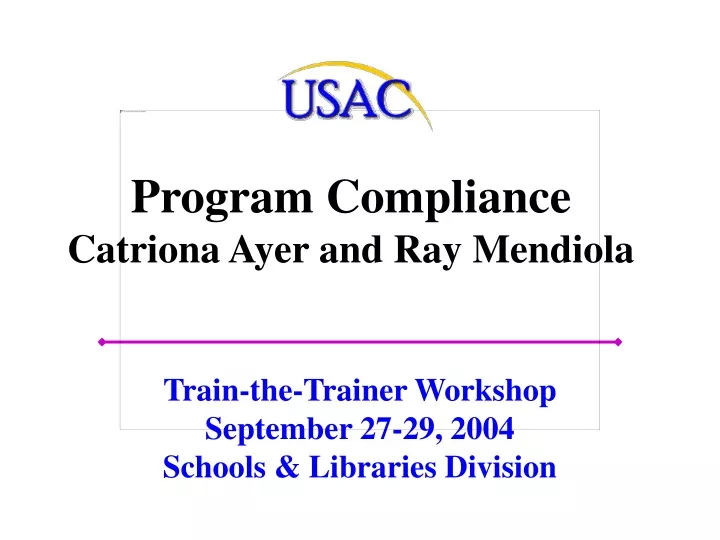 program compliance catriona ayer and ray mendiola