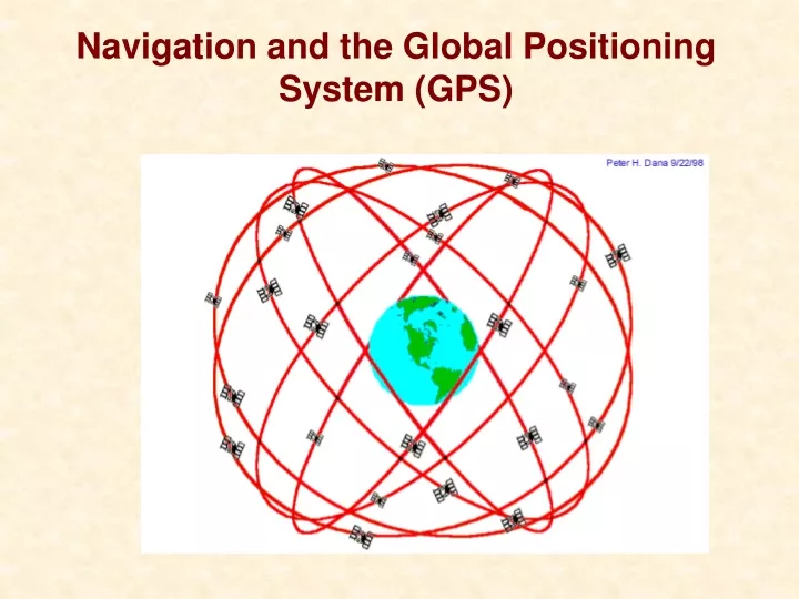 navigation and the global positioning system gps