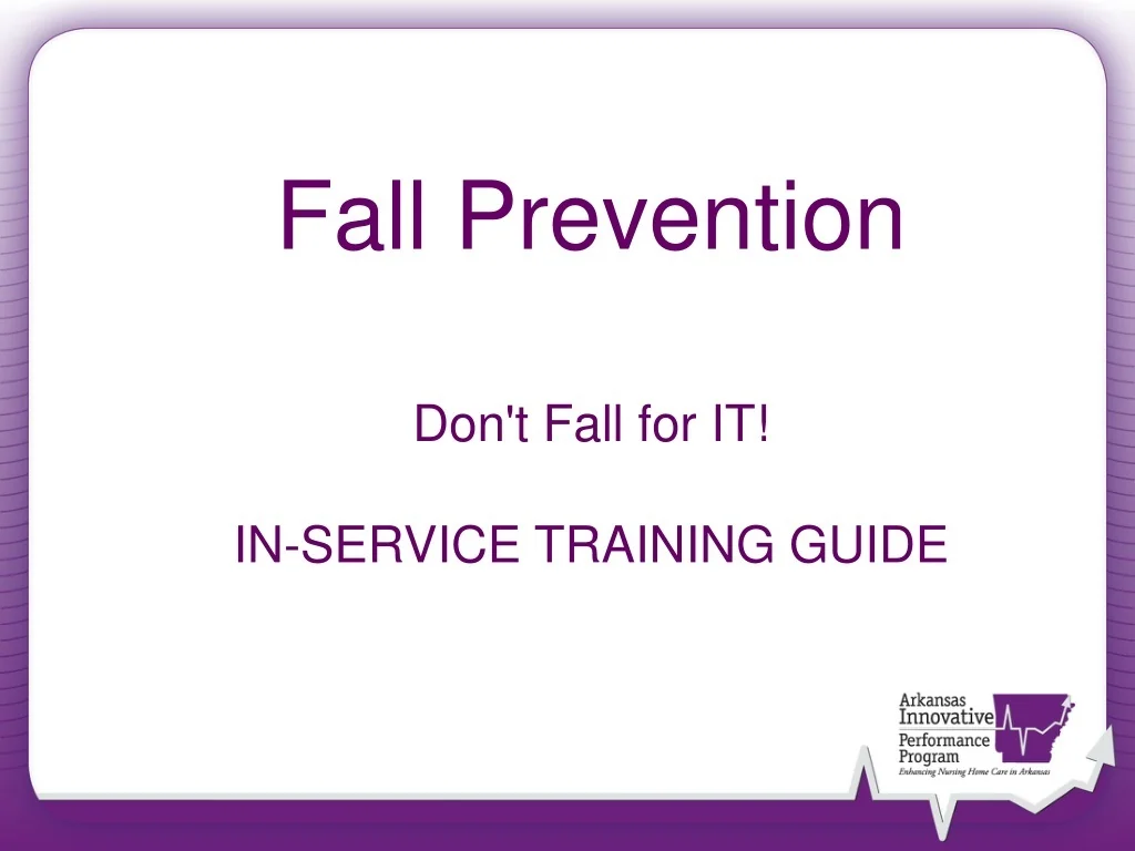 PPT - Fall Prevention PowerPoint Presentation, free download - ID:9385064