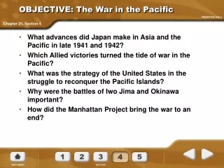 OBJECTIVE: The War in the Pacific