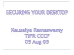 Windows Desktop Security - slide 1
