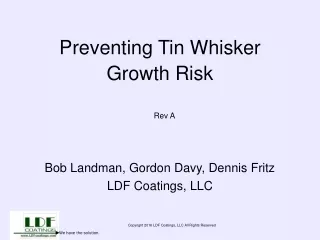 Preventing Tin Whisker Growth Risk