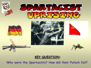 KEY QUESTION :  Who were the Spartacists? How did their Putsch fail?