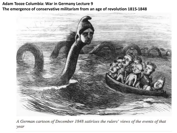 adam tooze columbia war in germany lecture