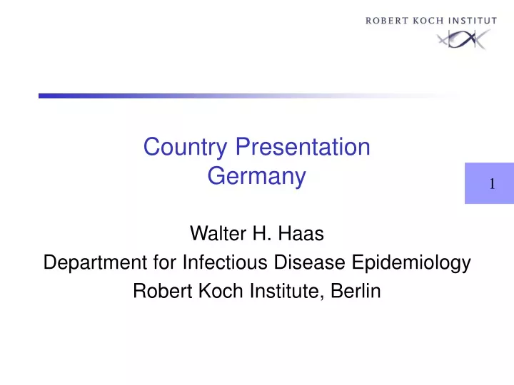 country presentation germany