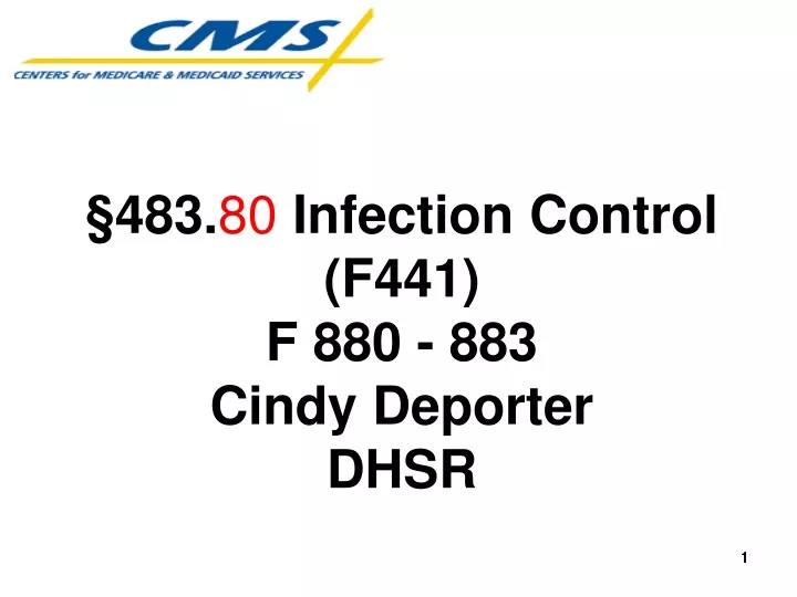483 80 infection control f441 f 880 883 cindy