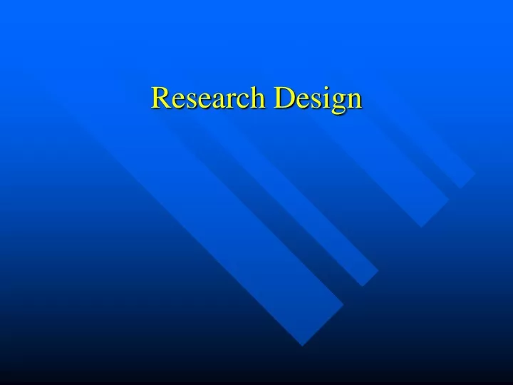 research design