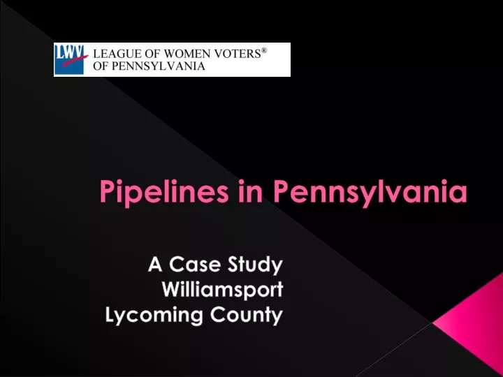 pipelines in pennsylvania