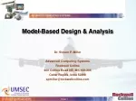Model-Based Design &amp; Analysis - slide 1