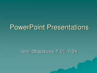 PowerPoint Presentations