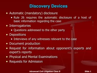 Discovery Devices