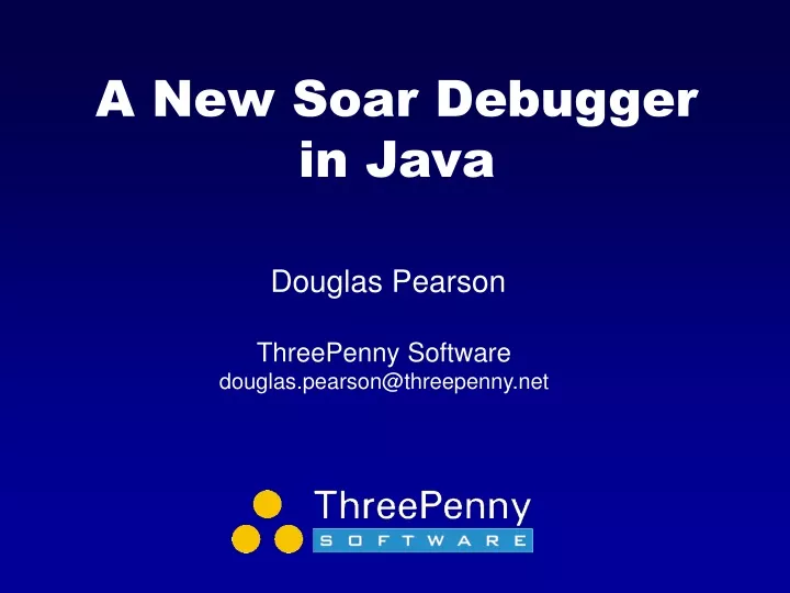 a new soar debugger in java