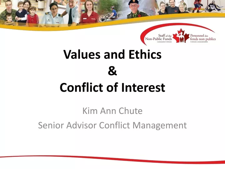 values and ethics conflict of interest