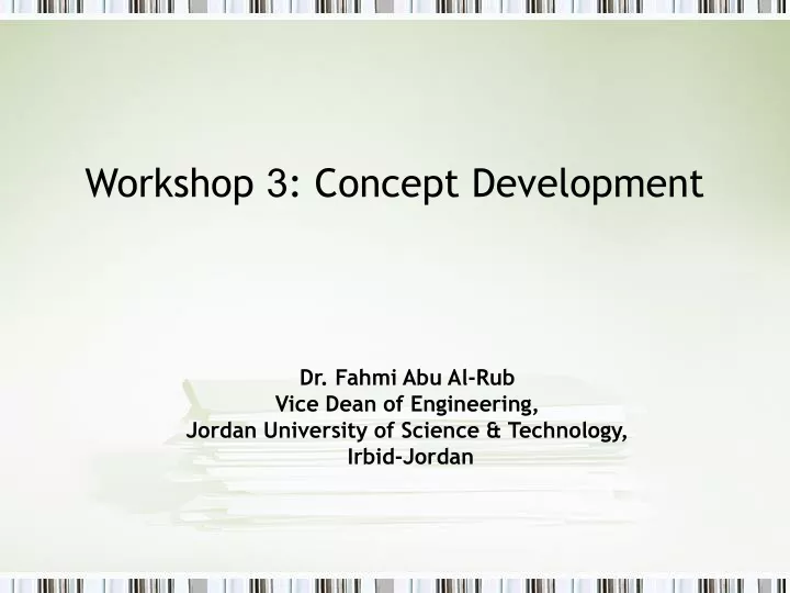 workshop 3 concept development