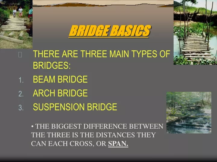 bridge basics