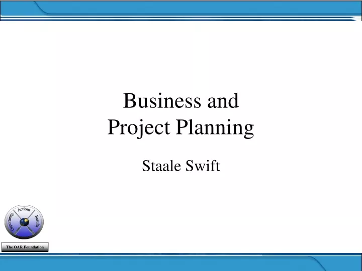 business and project planning