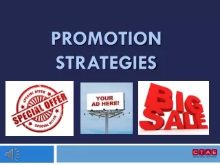 Promotion Strategies