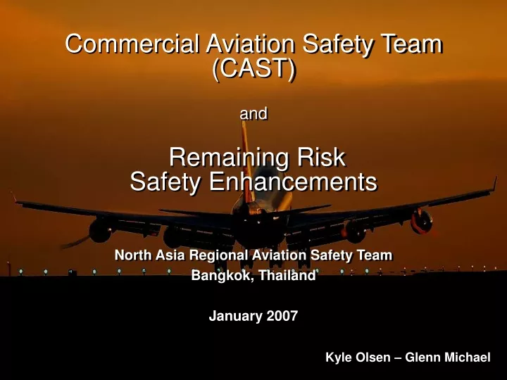commercial aviation safety team cast