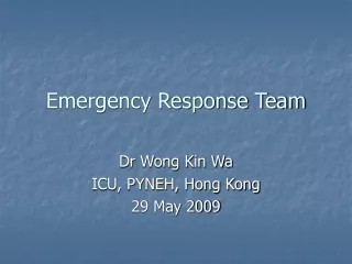 Emergency Response Team