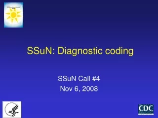 SSuN: Diagnostic coding