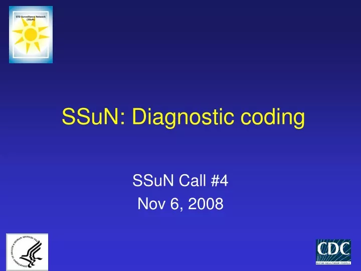 ssun diagnostic coding