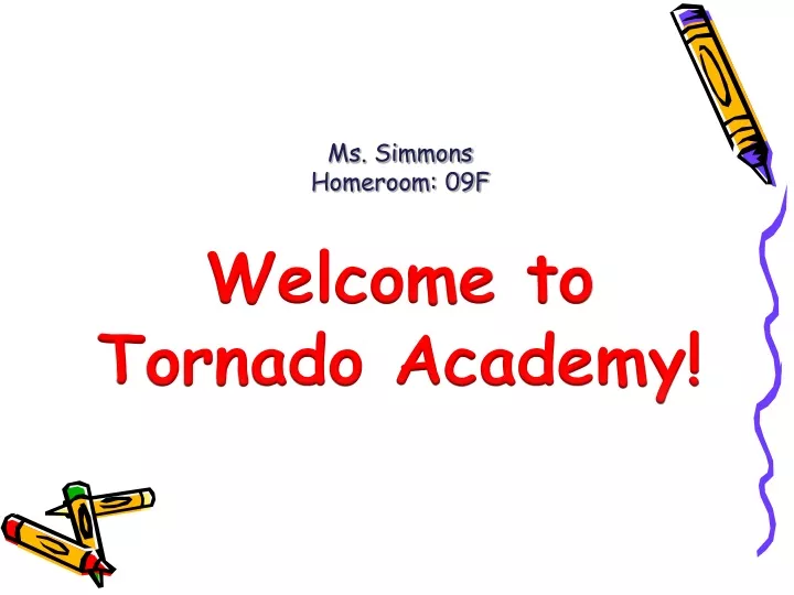 welcome to tornado academy