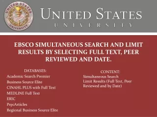 ebsco simultaneous search and limit results by selecting full text peer reviewed and date