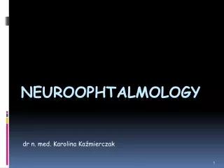 Neuroophtalmology