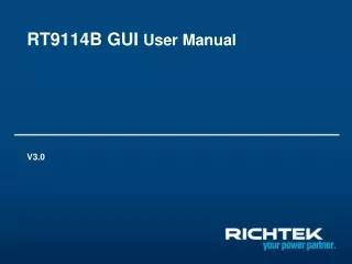 RT9114B GUI  User Manual