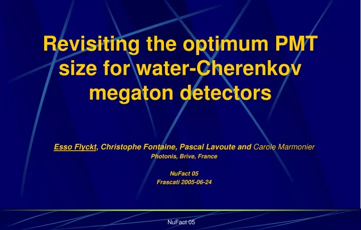 revisiting the optimum pmt size for water cherenkov megaton detectors