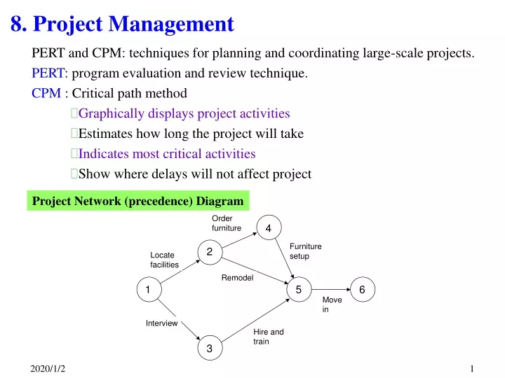 8 project management