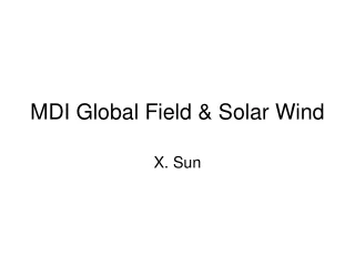 MDI Global Field &amp; Solar Wind